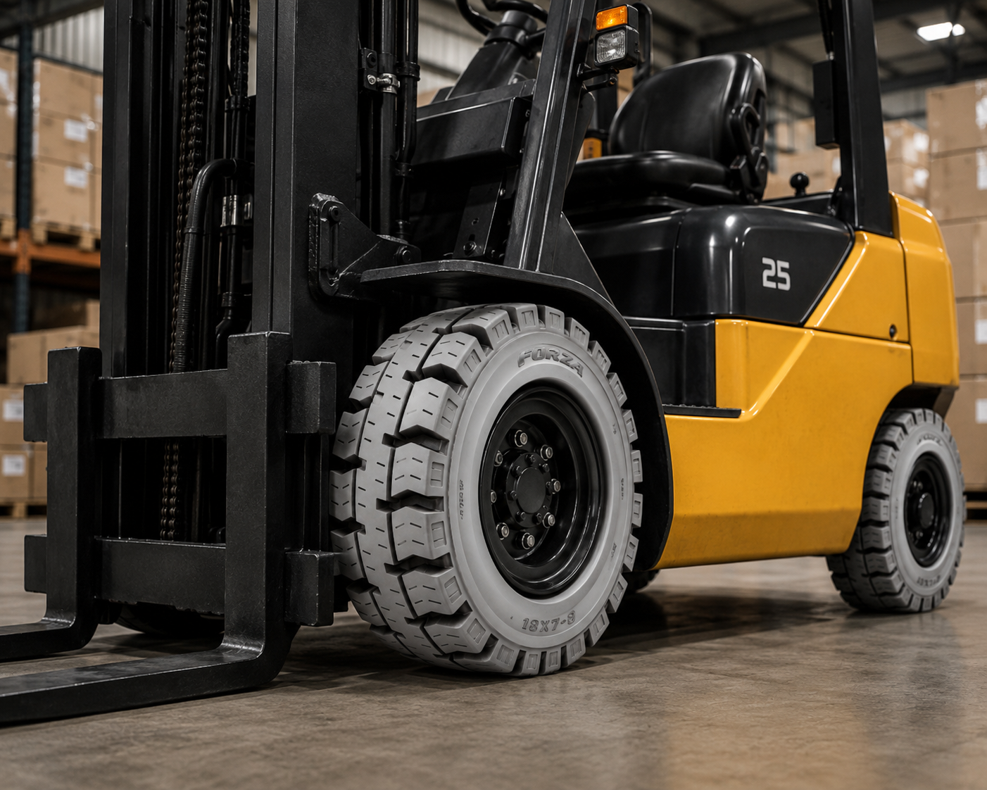 Non-Marking Warehouse Tyres
