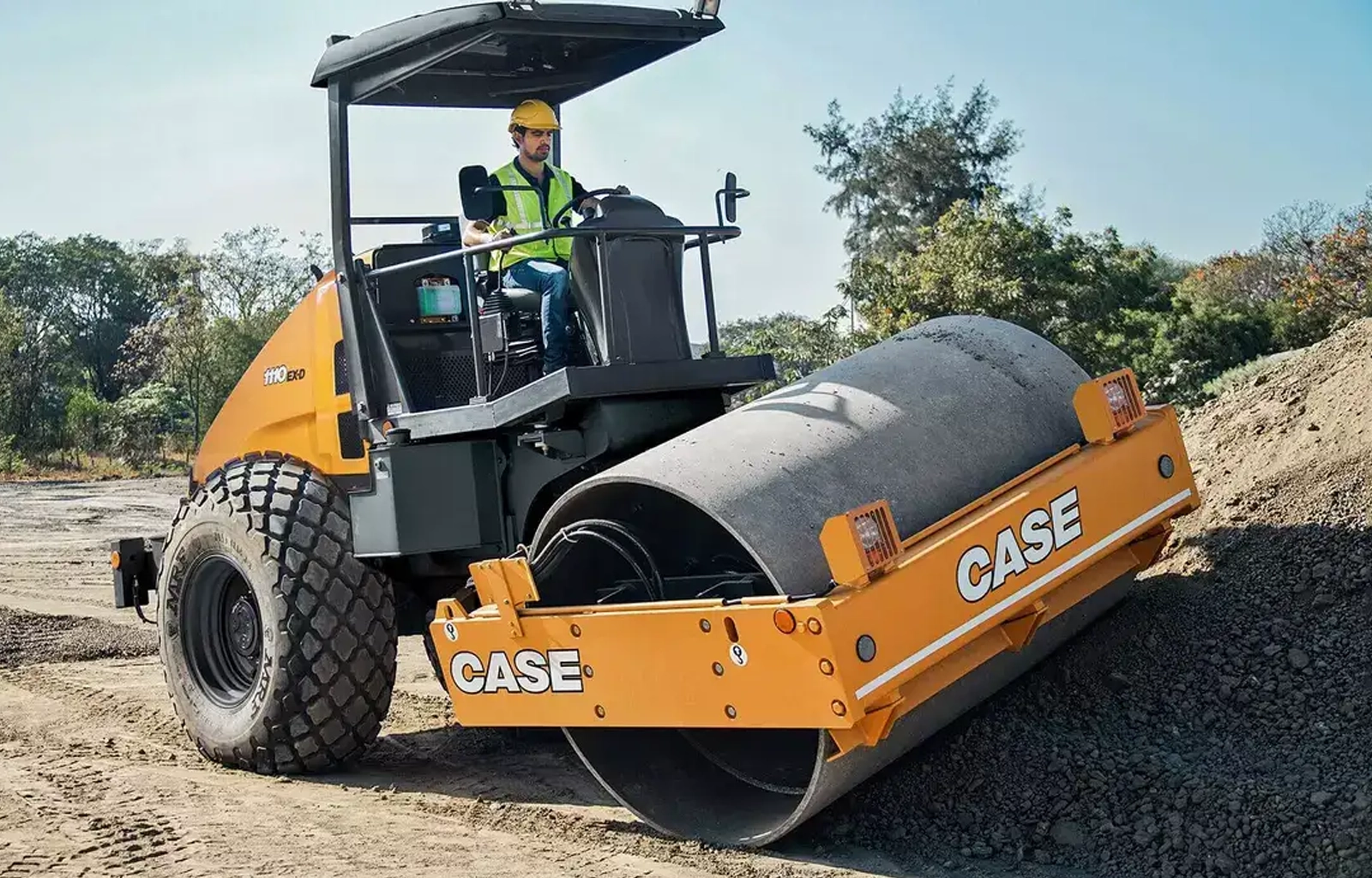 CASE 1110EX-D Single Drum Rollers