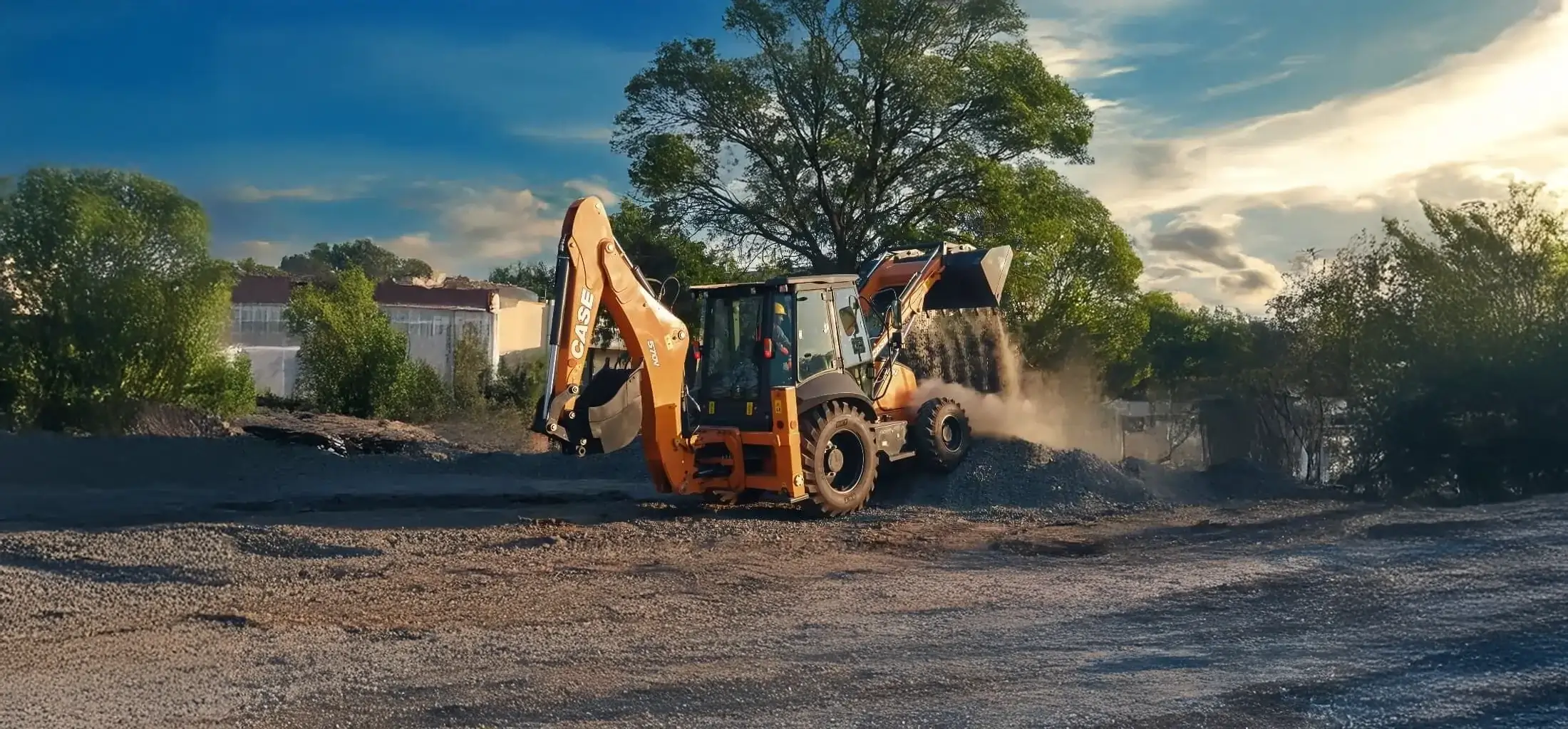 CASE 570V BACKHOE LOADER