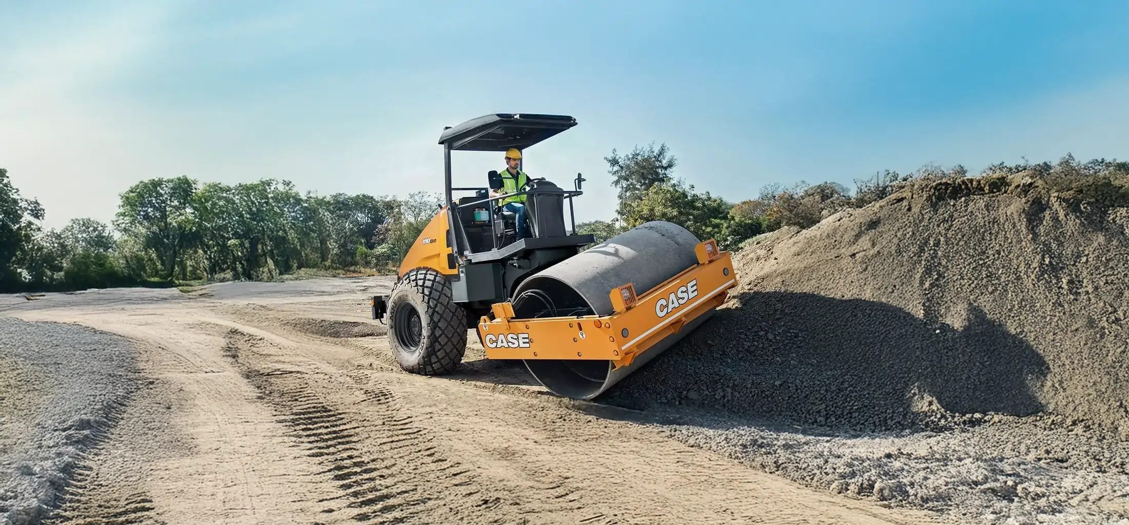 CASE 1110EX-D Single Drum Rollers