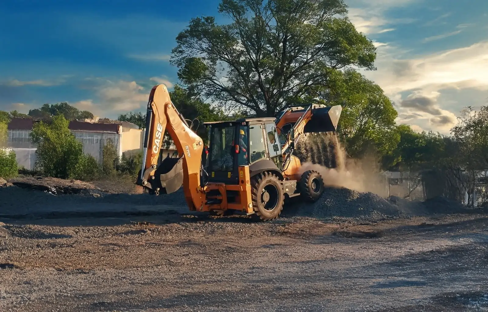 CASE 570V BACKHOE LOADER