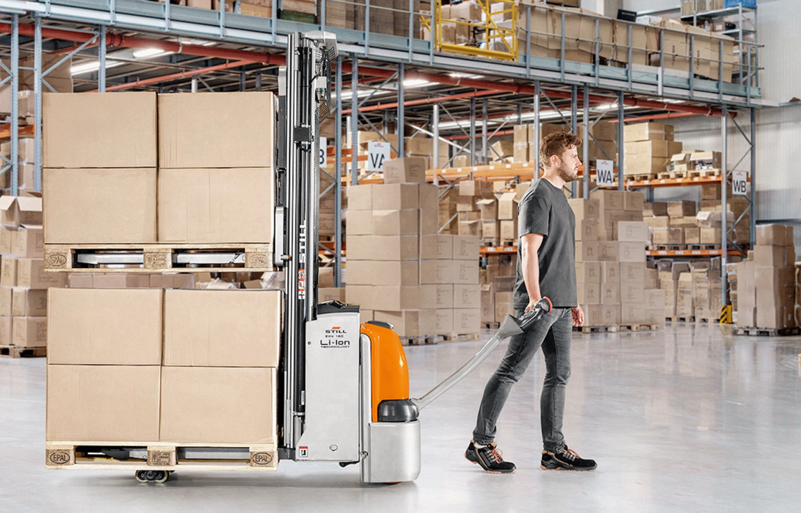 EXV 10C – 16C High Lift Stacker Trucks