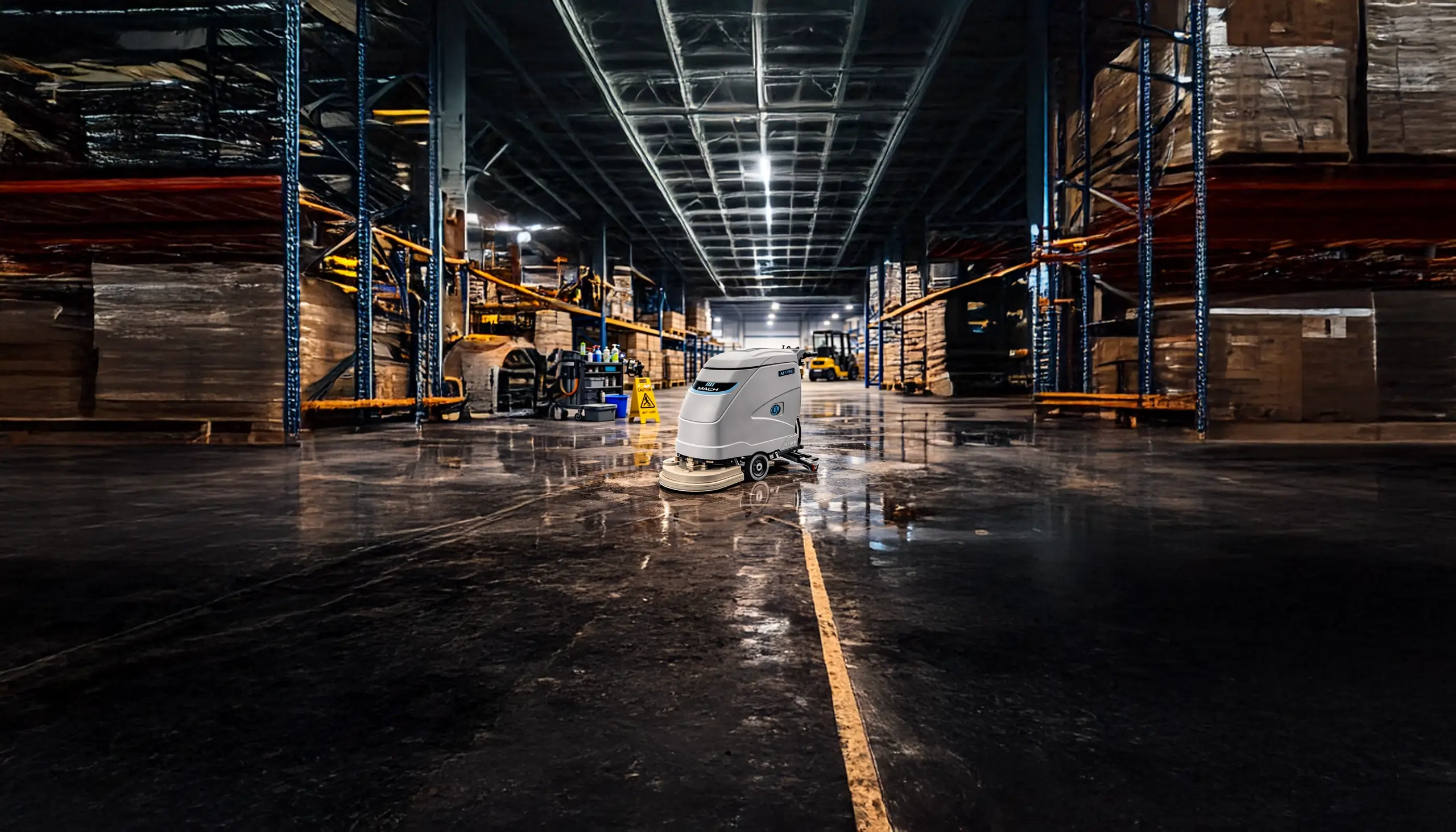 M610 Walk-behind Scrubber Dryer  