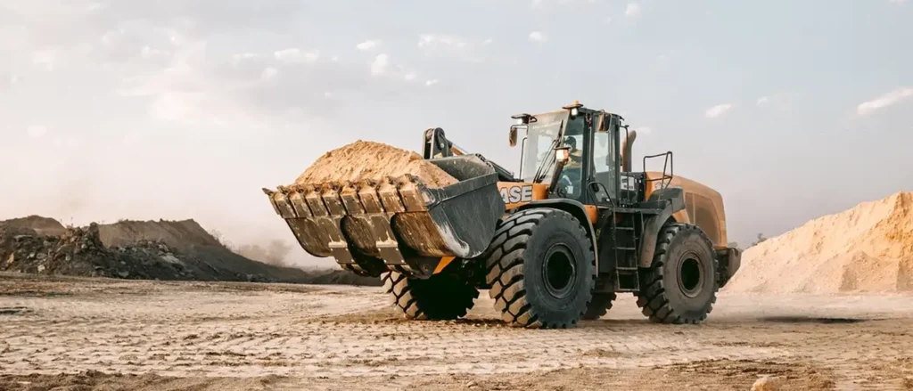Heavy-duty CASE wheel loader in Dubai