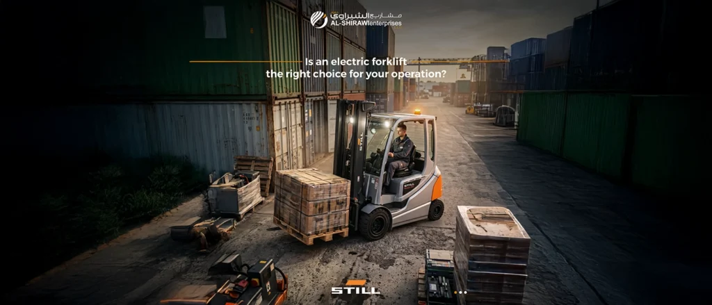 forklift for industrial material handling UAE