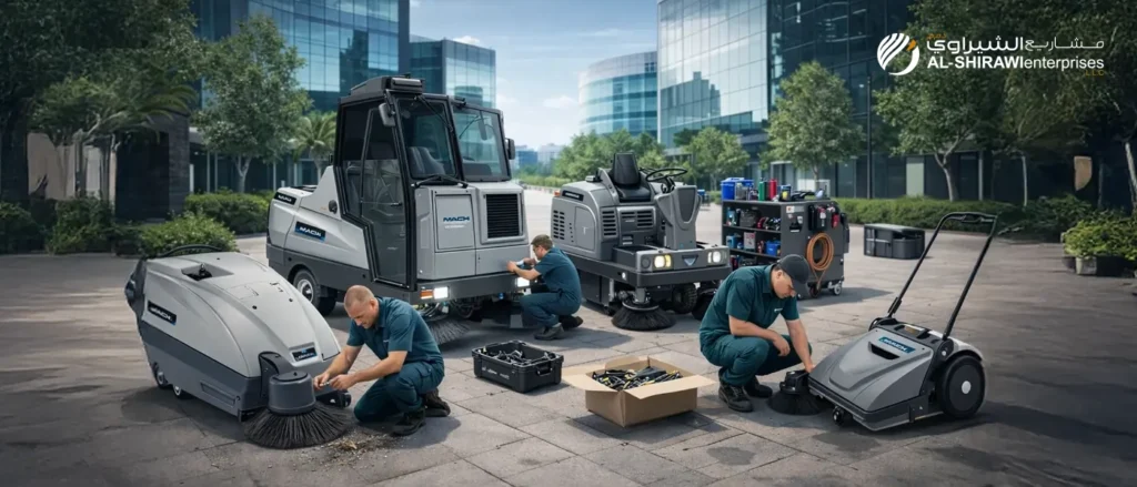 municipal cleaning equipment in UAE