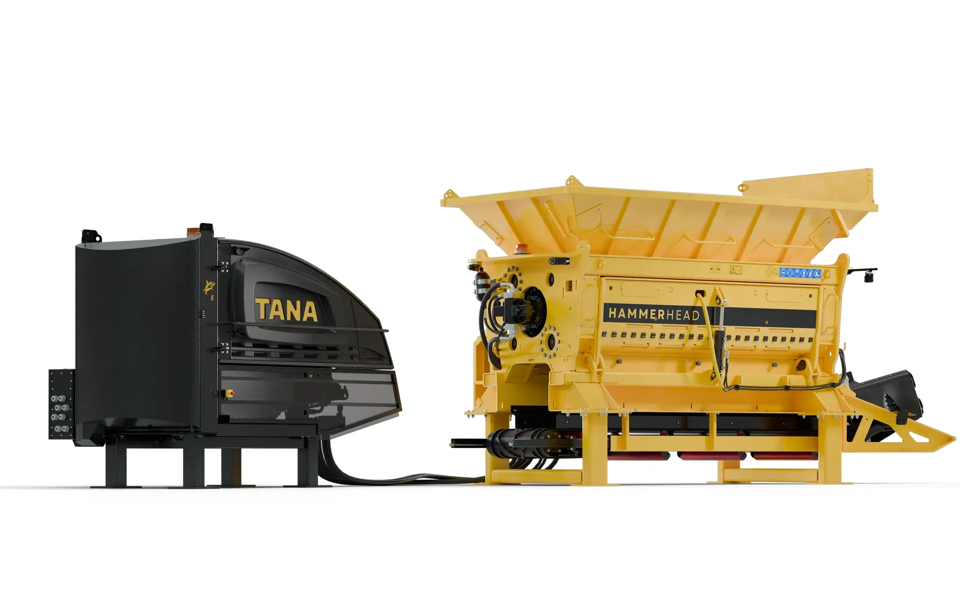TANA Hammerhead E waste shredder