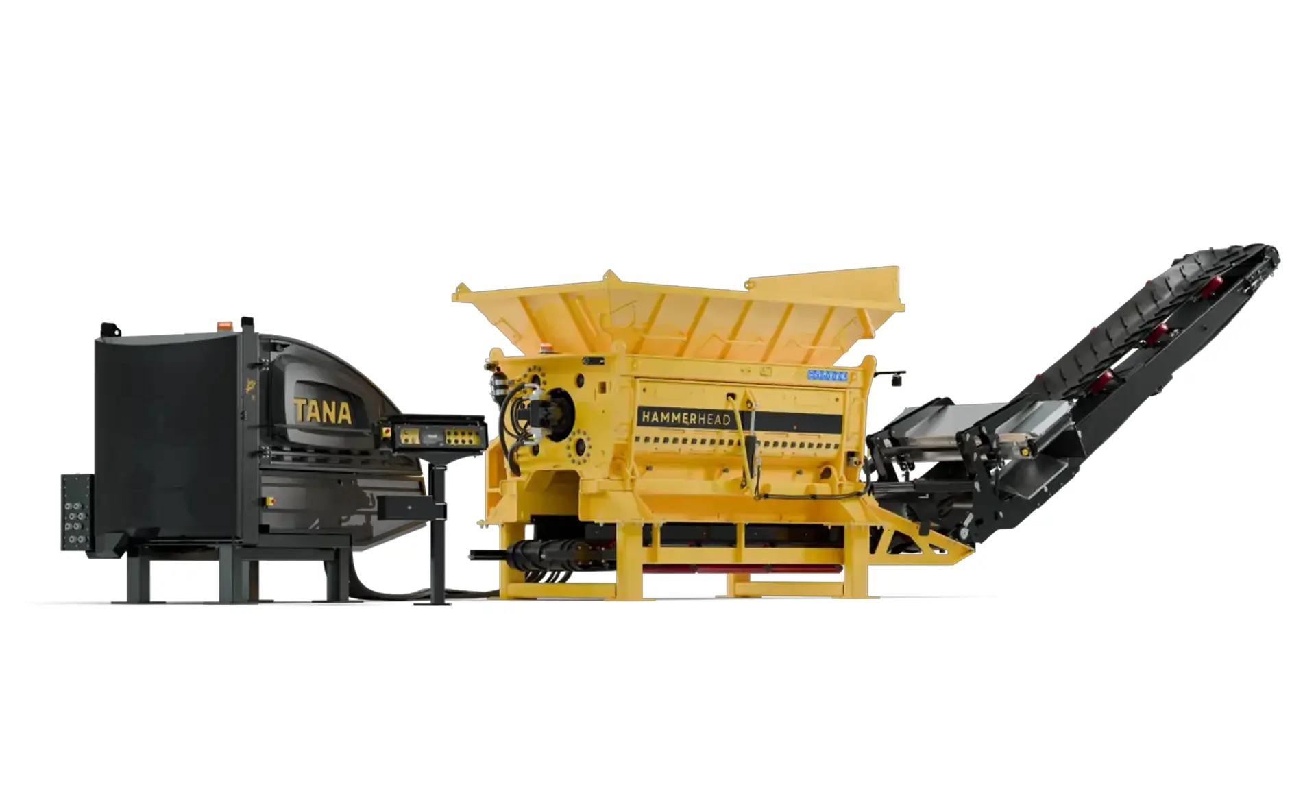 TANA Hammerhead E waste shredder