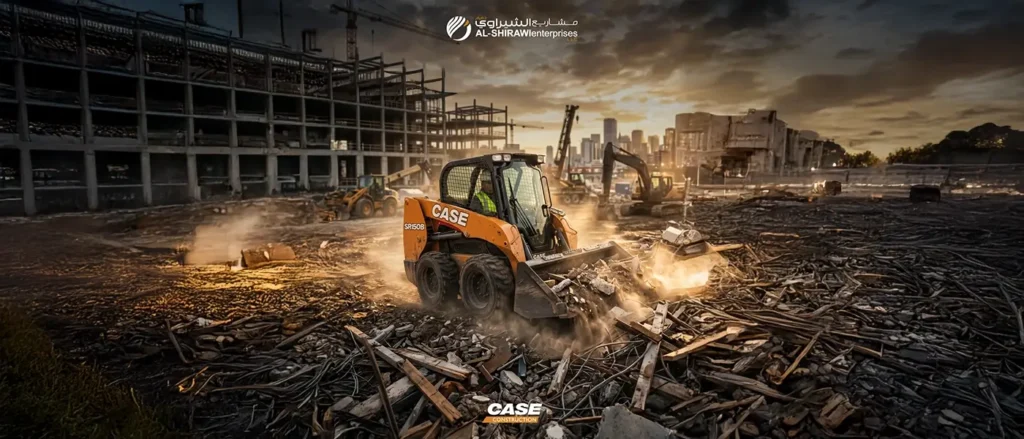 skid steer loader for landscaping projects