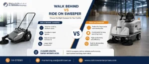 Walk Behind vs Ride On Sweeper: Which MACH Sweeper Is Right for Your Facility in the UAE? 