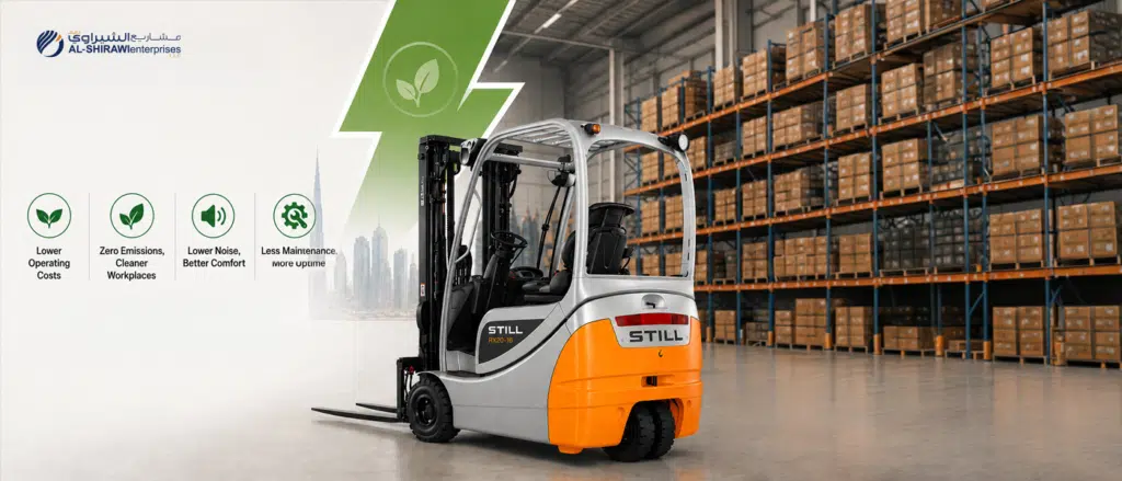 Electric Forklift for Sale: Why More UAE Businesses Are Switching from Diesel 