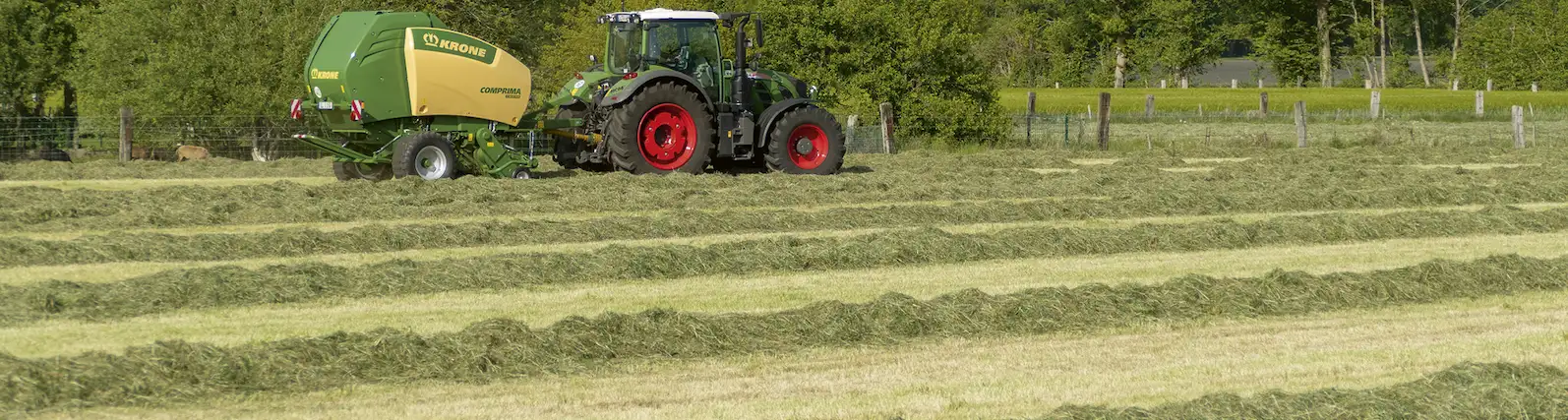 Comprima Round balers and baler wrapper