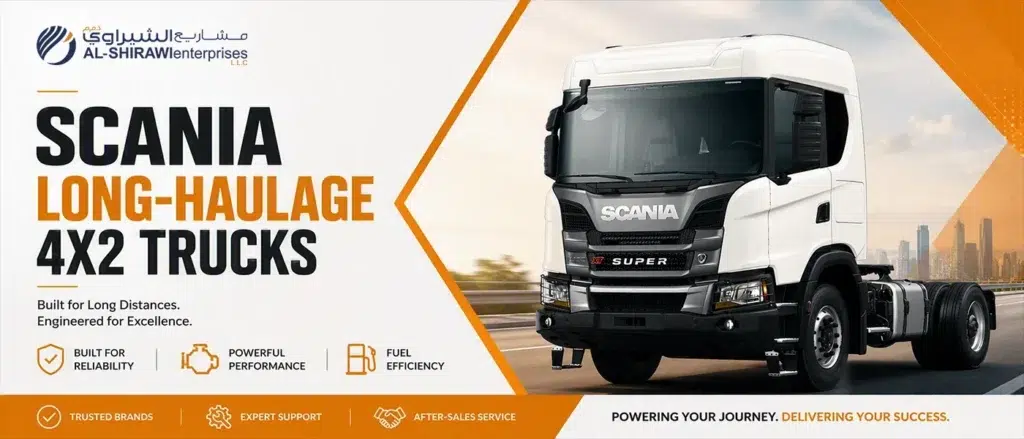 Scania long-haulage 4x2 trucks