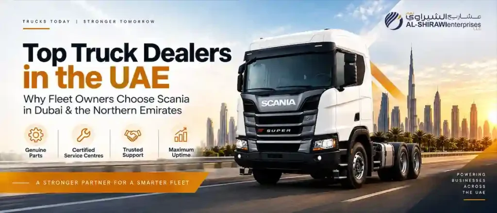 Top Truck Dealers in the UAE: Why Fleet Owners Choose Scania in Dubai & the Northern Emirates 